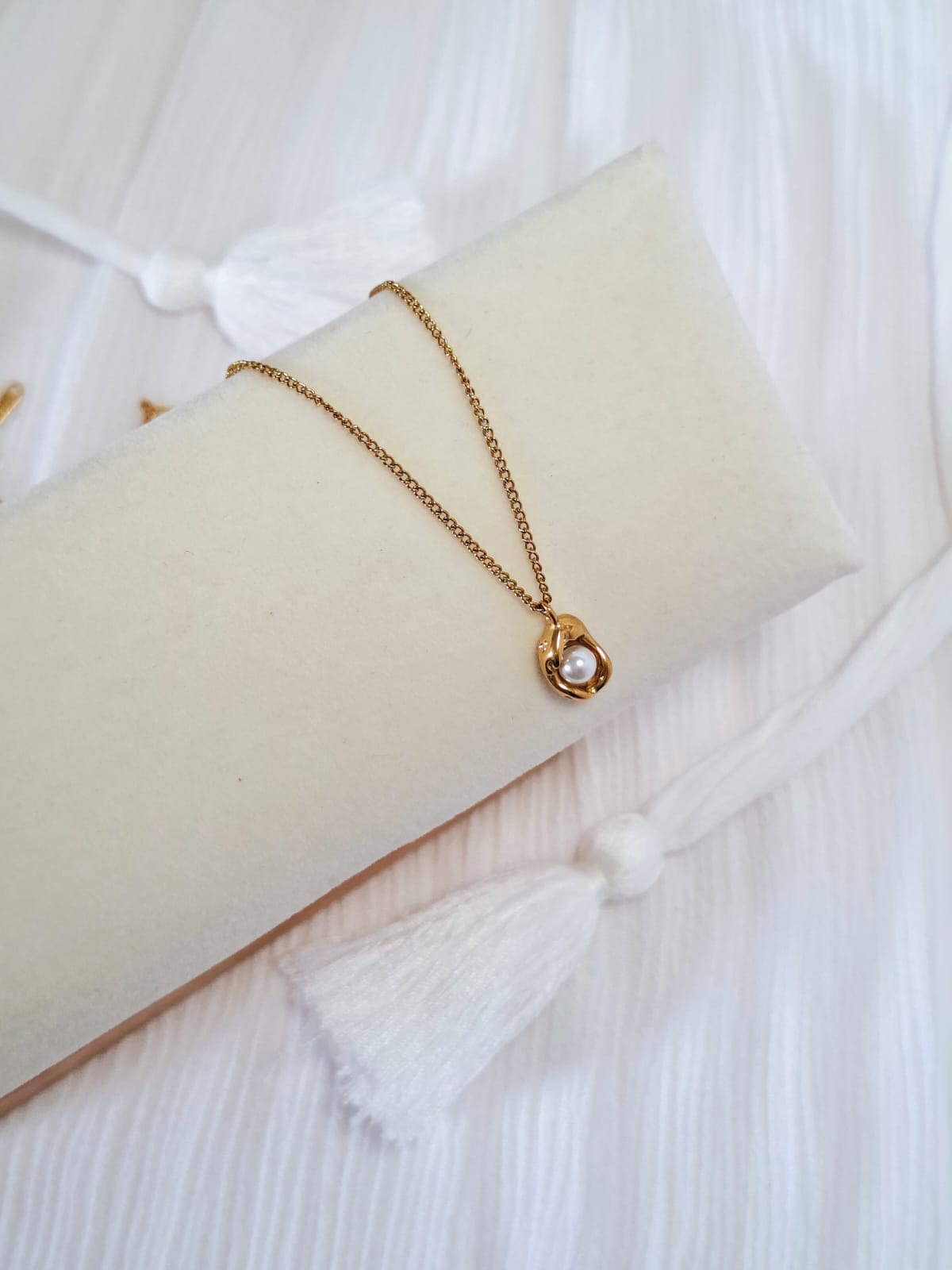 Collar Perla Vintage