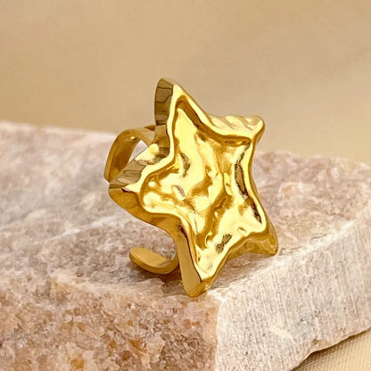 Anillo Estrella Dorada